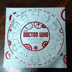 Doctor Who Travels in Time Coloring Book Nerd Sci-fi Relax